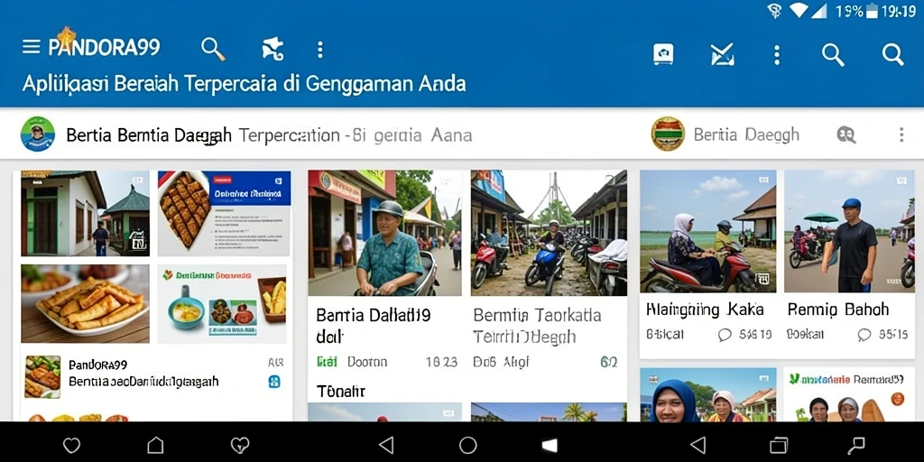 Tampilan antarmuka PANDORA99 yang menarik dan informatif.