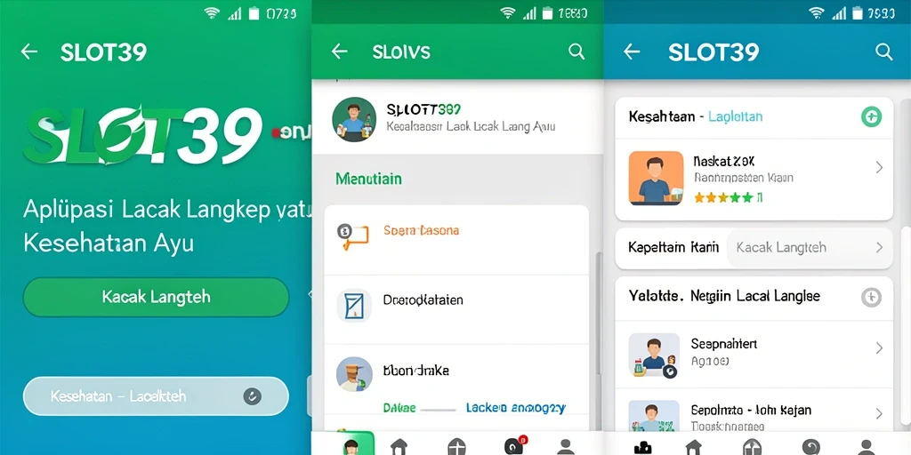 Tampilan antarmuka SLOT39 dengan fungsi Lacak Langkah yang intuitif.